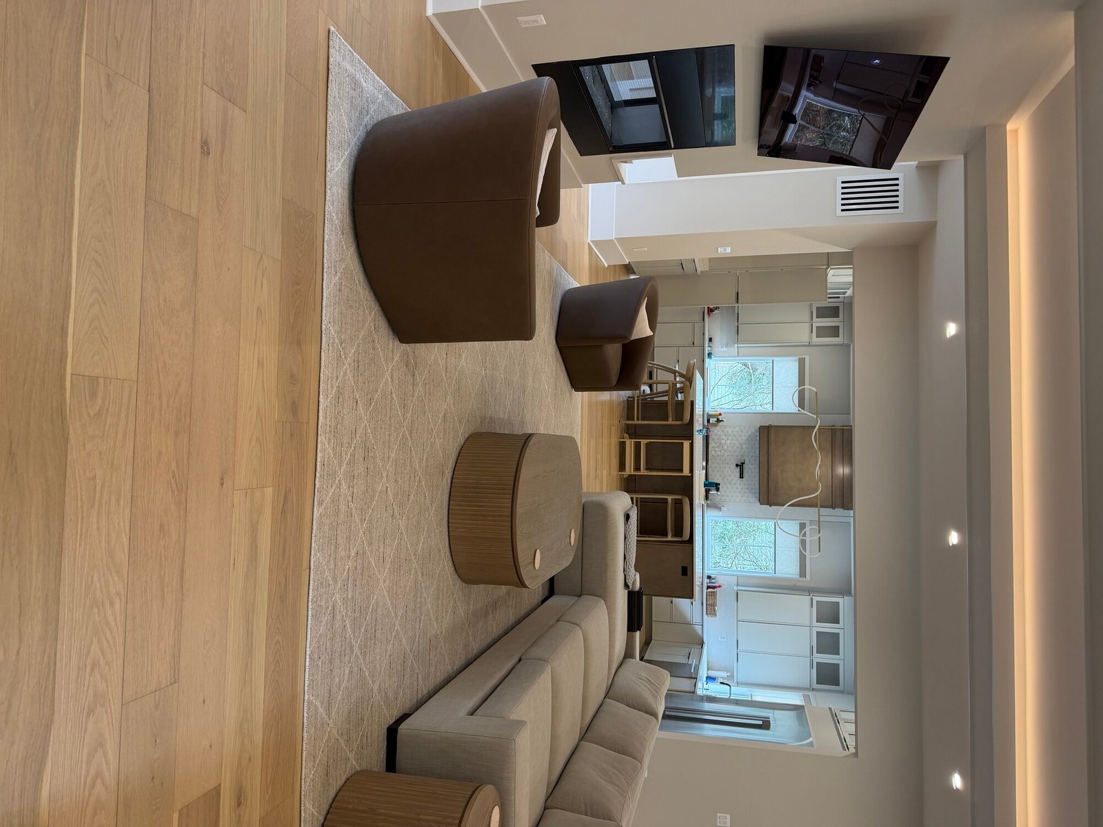 Elegant living room in McLean Virginia luxury home