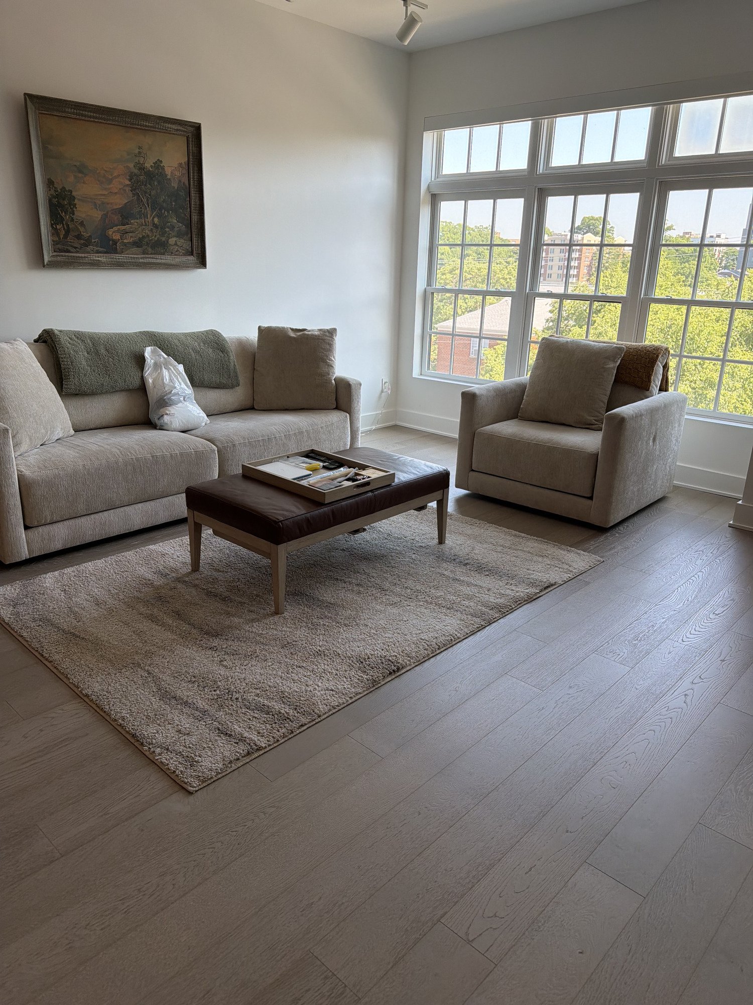 Spotless living room after recurring cleaning service in McLean VA